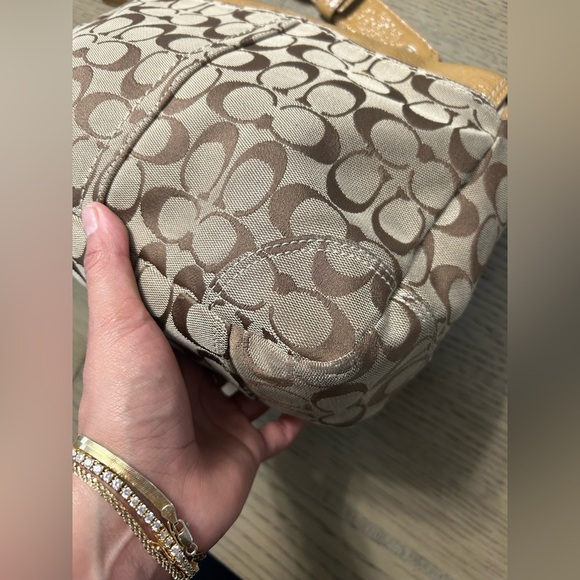 Coach Bleecker Legacy Buckle Leather Flap Shoulder Bag Y2K Vintage - Picture 2 of 16